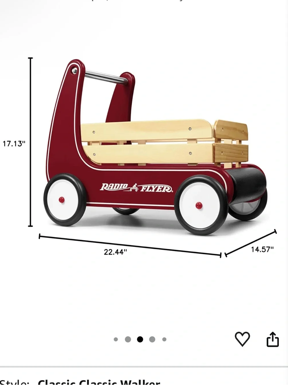 Radio Flyer Classic Walker Wagon